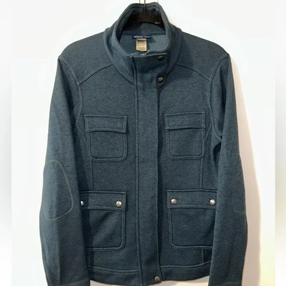 Patagonia Women's Better Jacket Full Zip Snap Button Pockets Tidal Teal - Picture 5 of 11